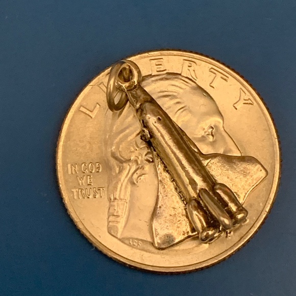 .925 Space Shuttle Sterling Silver Jewelry Charm #moon #space #travel - Picture 2 of 5